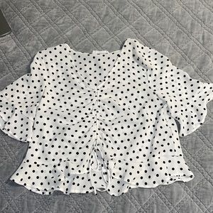Élodie Polka dot top